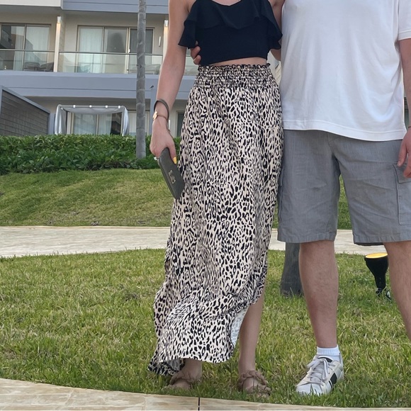 Leopard print maxi skirt - Picture 3 of 5